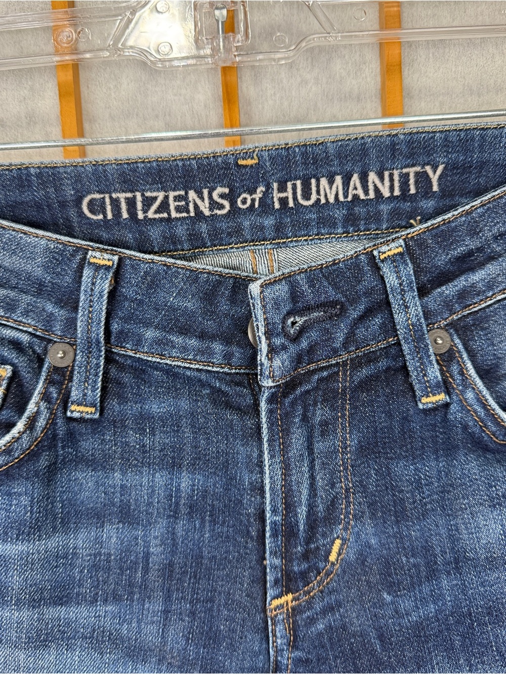 Citizens of Humanity Racer Low Rise Skinny Jeans 25 Patina - Picture 4 of 9